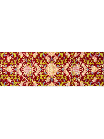 Trendy Kitchen by EXCÉLSA Indoor-Läufer "La Via Della Seta" in Rot/ Grün - (L)180 x (B)55 cm