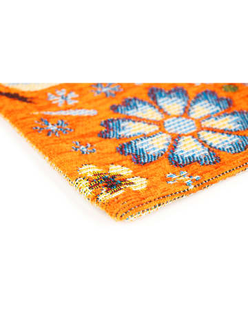 Trendy Kitchen by EXCÉLSA Chodnik "Mexican Flowers" w kolorze pomarańczowym - 110 x 55 cm