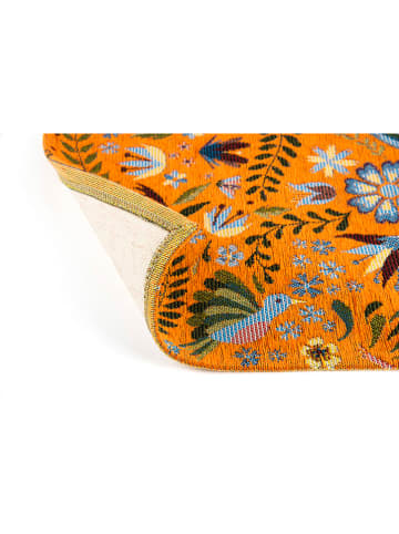 Trendy Kitchen by EXCÉLSA Indoorloper "Mexican Flowers" oranje - (L)110 x (B)55 cm