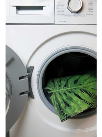 EXCELSA Badvorleger "Foliage" in Grün - (L)52 x (B)80 cm