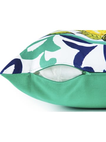 Trendy Kitchen by EXCÉLSA Poduszka "Amalfi" w kolorze zielonym - 45 x 45 cm