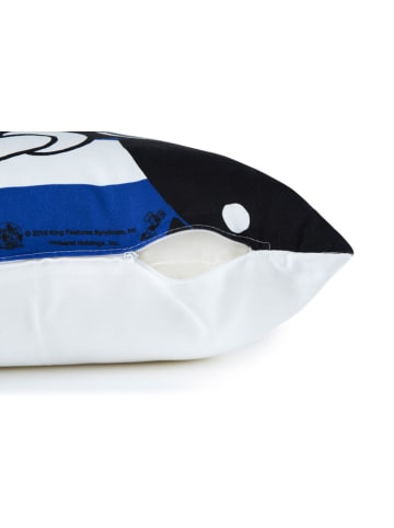 EXCELSA Kissen "Popeye" in Blau/ Weiß - (L)45 x (B)45 cm