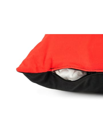 EXCELSA Poduszka "Monopoly" w kolorze czerwonym - 45 x 45 cm