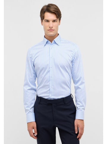 Eterna Hemd - Slim fit - in Hellblau/ Weiß