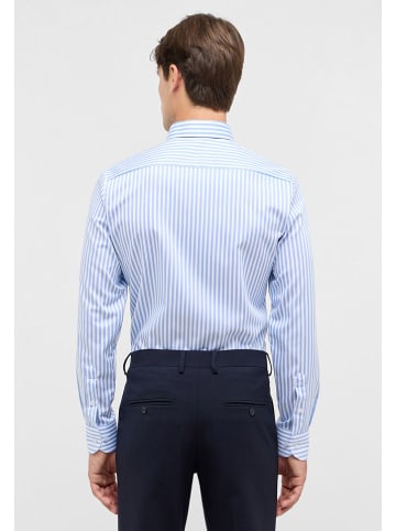Eterna Hemd - Slim fit - in Hellblau/ Weiß