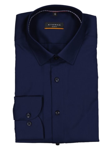 Eterna Koszula - Slim fit - w kolorze granatowym
