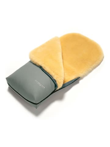 Hofbrucker Lammfell-Fußsack "Putzi" in Mint - (L)90 x (B)34