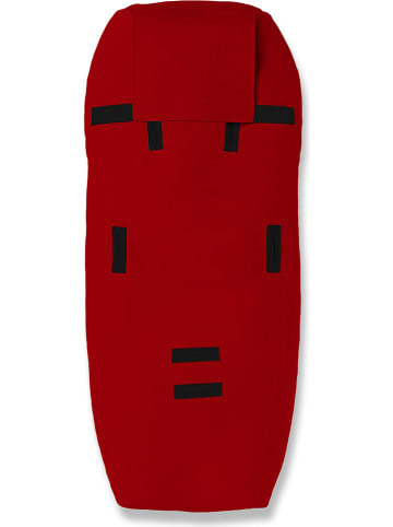 Hofbrucker Lammfell-Fußsack "Alaska" in Rot - (L)95 x (B)35 cm