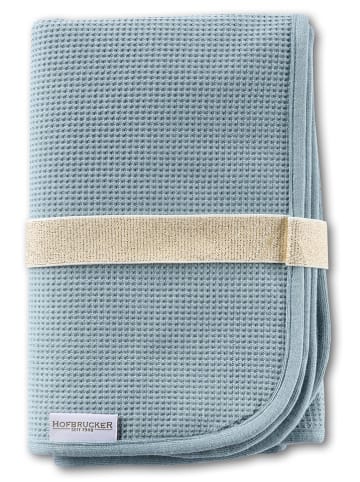 Hofbrucker Wickelclutch mit Wickelunterlage "Mara" in Blau