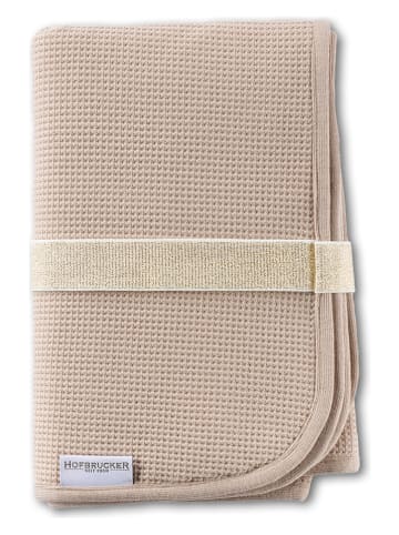 Hofbrucker Wickelclutch mit Wickelunterlage "Mara" in Beige
