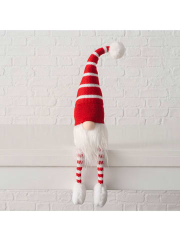 Boltze Randzitter "Kuno" wit/rood - (H)60 cm