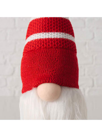 Boltze Randzitter "Kuno" wit/rood - (H)60 cm