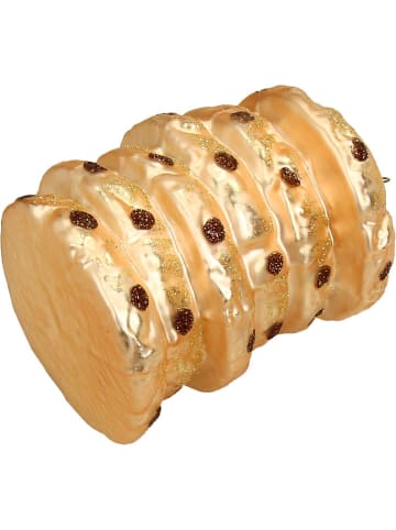 Kersten Ozdoba choinkowa "Cookie Stack" w kolorze złotym - wys. 9,5 cm