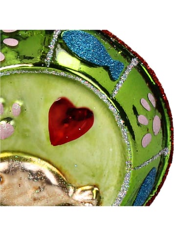 Kersten Baumschmuck "Cat Bowl" in Grün - (H)10 cm