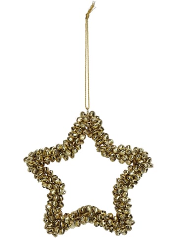 Kersten Decoratieve hanger "Star" goudkleurig - (L)14 x (B)14 cm