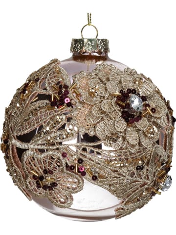 Kersten Christbaumkugel in Rosa - Ø 10 cm