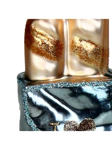 Kersten Baumschmuck "I Love Bread" in Türkis - (H)11,4 cm