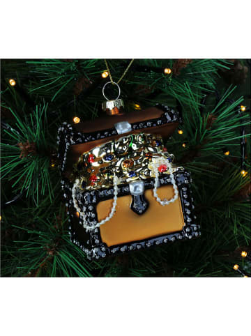 Kersten Baumschmuck "Treasure Trunk" in Bunt - (H)10 cm