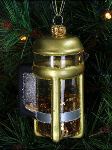 Kersten Baumschmuck "French Press" in Gold - (H)11 cm