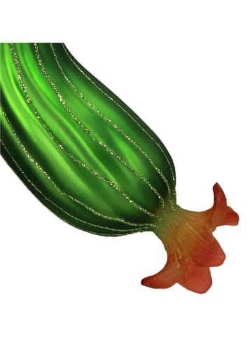 Kersten Kerstboomversiering "Courgette" groen - (H)13,5 cm