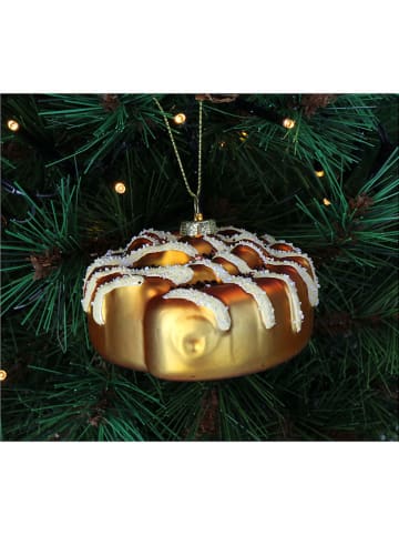 Kersten Baumschmuck "Cinnamon Roll" in Braun - Ø 8,3 cm