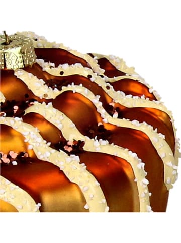 Kersten Ozdoba choinkowa "Cinnamon Roll" w kolorze brązowym - Ø 8,3 cm