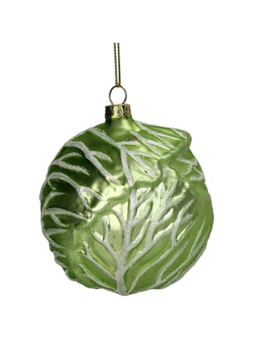Kersten Baumschmuck "Iceberg Salad" in Grün - Ø 9 cm