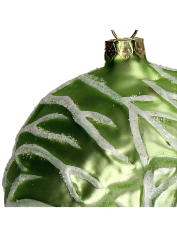 Kersten Baumschmuck "Iceberg Salad" in Grün - Ø 9 cm