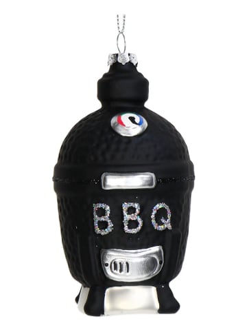 Kersten Kerstboomversiering "Kamado" zwart - (H)12 cm