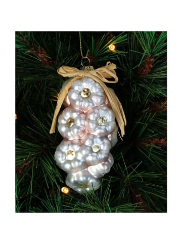 Kersten Baumschmuck "Garlic" in Weiß - (H)10 cm