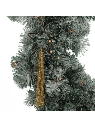 Kersten 4-delige set: decoratieve hangers ''Star'' goudkleurig/zwart - (L)23 x (B)8 cm