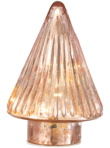 J Line Decoledobject "Weihnachtsbaum" lichtroze - (H)12,5 x Ø 9 cm