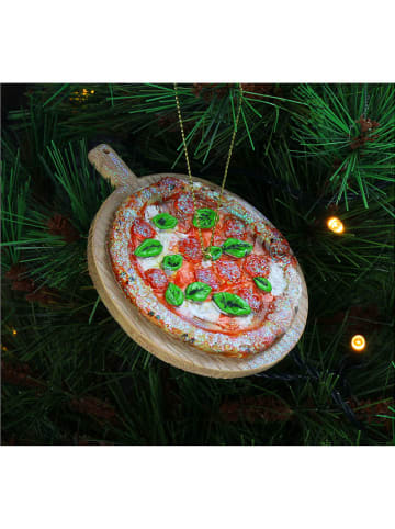 Kersten Baumschmuck "Italian Pizza" in Bunt - Ø 10,4