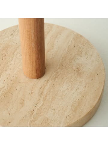 BELLA MAISON Stojak w kolorze beżowym na ręcznik papierowy - wys. 30 x Ø 14,5 cm
