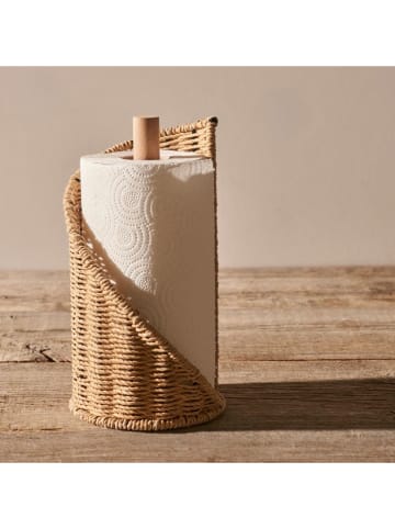BELLA MAISON Stojak w kolorze beżowym na ręcznik papierowy - wys. 27 x Ø 14 cm