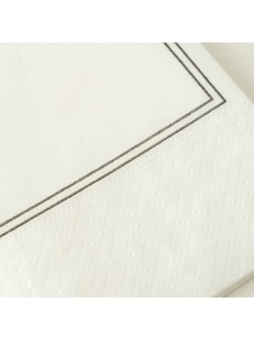 BELLA MAISON Servetten "Goodies'' wit - 25 stuks