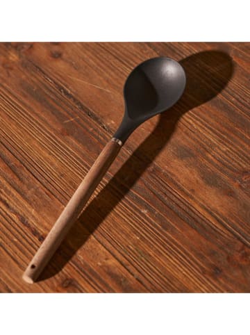 BELLA MAISON Kooklepel "Golby'' zwart/lichtbruin - (L)31,5 cm