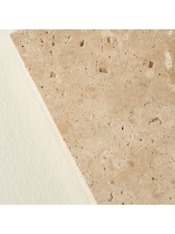 BELLA MAISON 4-delige set: onderzetters "Ephesus'' beige - (L)10 x (B)10 cm