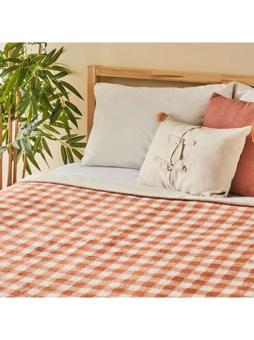 BELLA MAISON Tagesdecke "Pavia" Braunrot/ Weiß