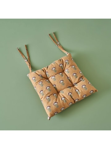 BELLA MAISON Sitzkissen in Beige - (L)40 x (B)40 cm