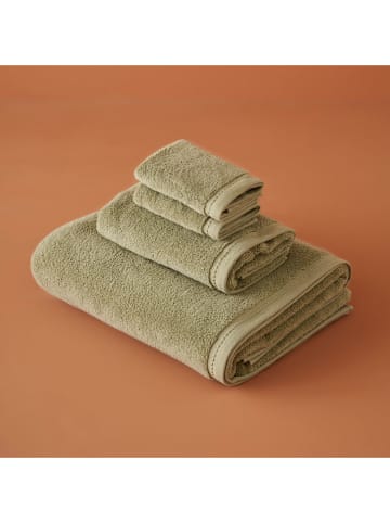 BELLA MAISON Ręczniki (2 szt.) "Ruby" w kolorze khaki dla gości - 30 x 30 cm