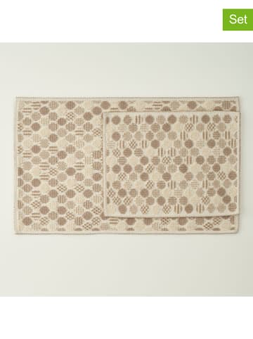 BELLA MAISON 2er-Set: Badematten ''Patrick'' in Beige