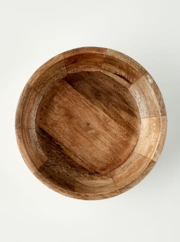 BELLA MAISON Decoschaal "Flowers" lichtbruin - Ø 24 cm