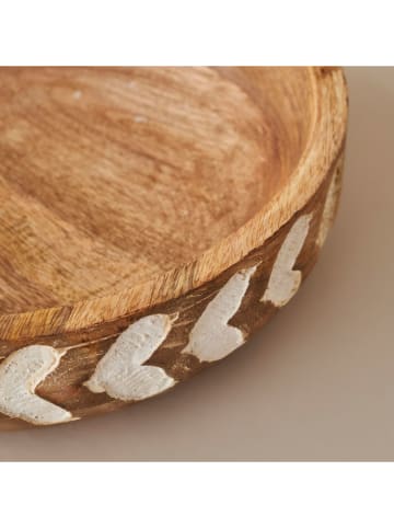 BELLA MAISON Dekoschale ''Mona'' in Hellbraun - Ø 24 cm