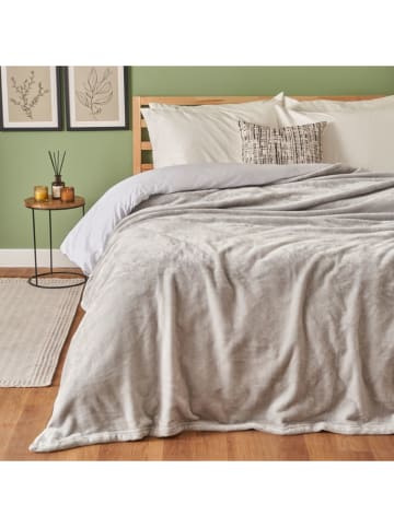 BELLA MAISON Narzuta "Shelly" w kolorze jasnoszarym - 220 x 200 cm