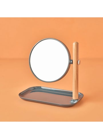 BELLA MAISON Cosmeticaspiegel blauw - (B)22 x (H)23 x (D)14 cm