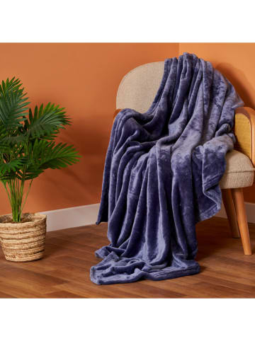 BELLA MAISON Bedsprei "Shelly" blauw - (L)190 x (B)140 cm