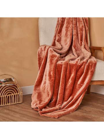 BELLA MAISON Bettüberwurf ''Shelly'' in Orange - (L)220 x (B)200 cm