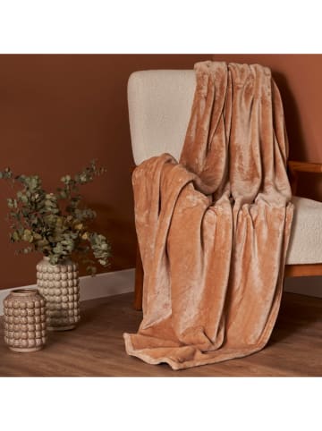 BELLA MAISON Bettüberwurf ''Shelly'' in Creme - (L)220 x (B)200 cm