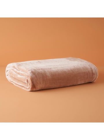 BELLA MAISON Bettüberwurf ''Shelly'' in Creme - (L)220 x (B)200 cm